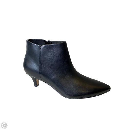 Boots Ankle Heels By Clarks In Black, Size: 8.5