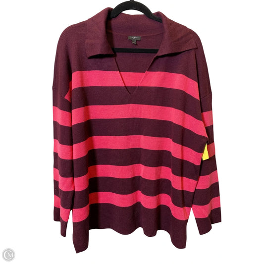 Sweater By Talbots In Maroon, Size: 2x
