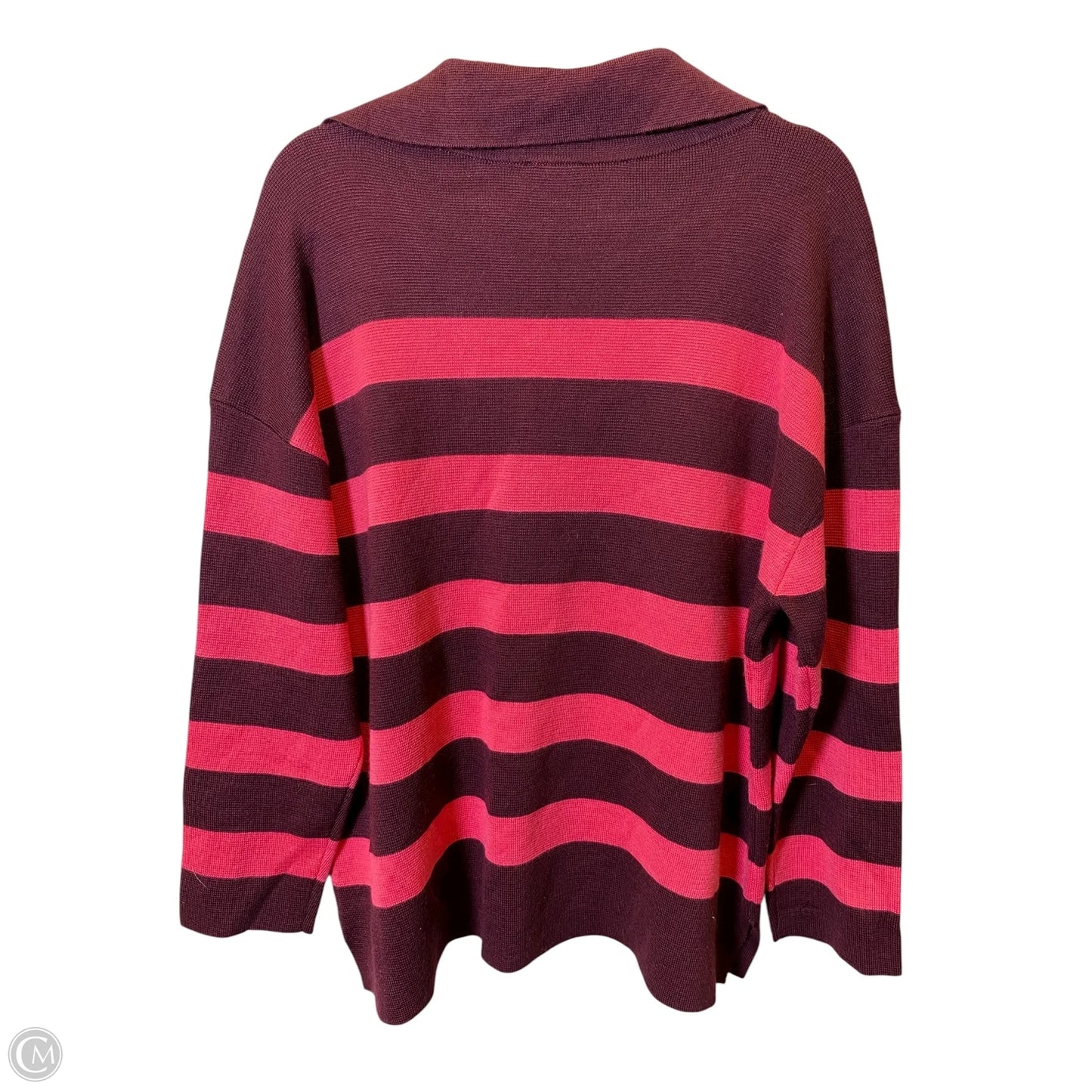 Sweater By Talbots In Maroon, Size: 2x