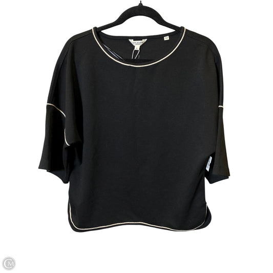 Top Short Sleeve By Max Studio In Black, Size: M