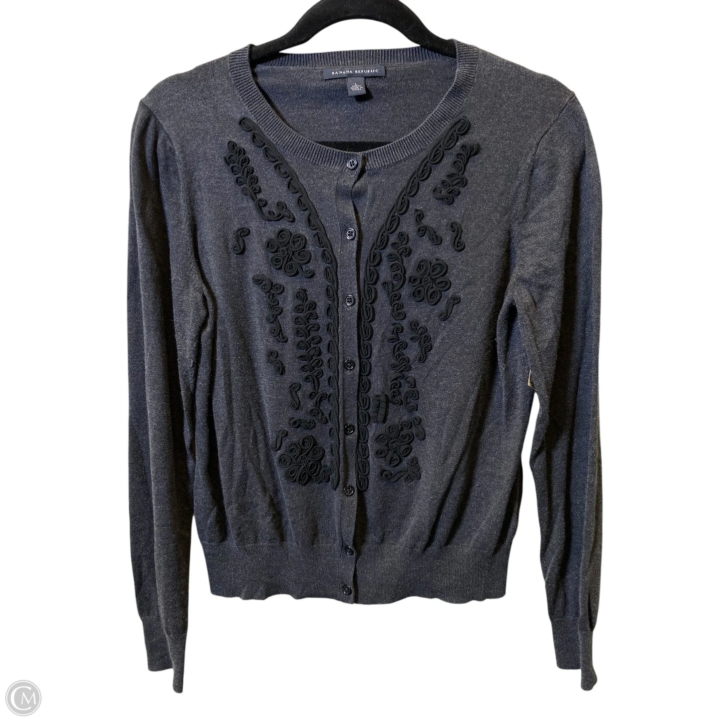Cardigan By Banana Republic In Grey, Size: L