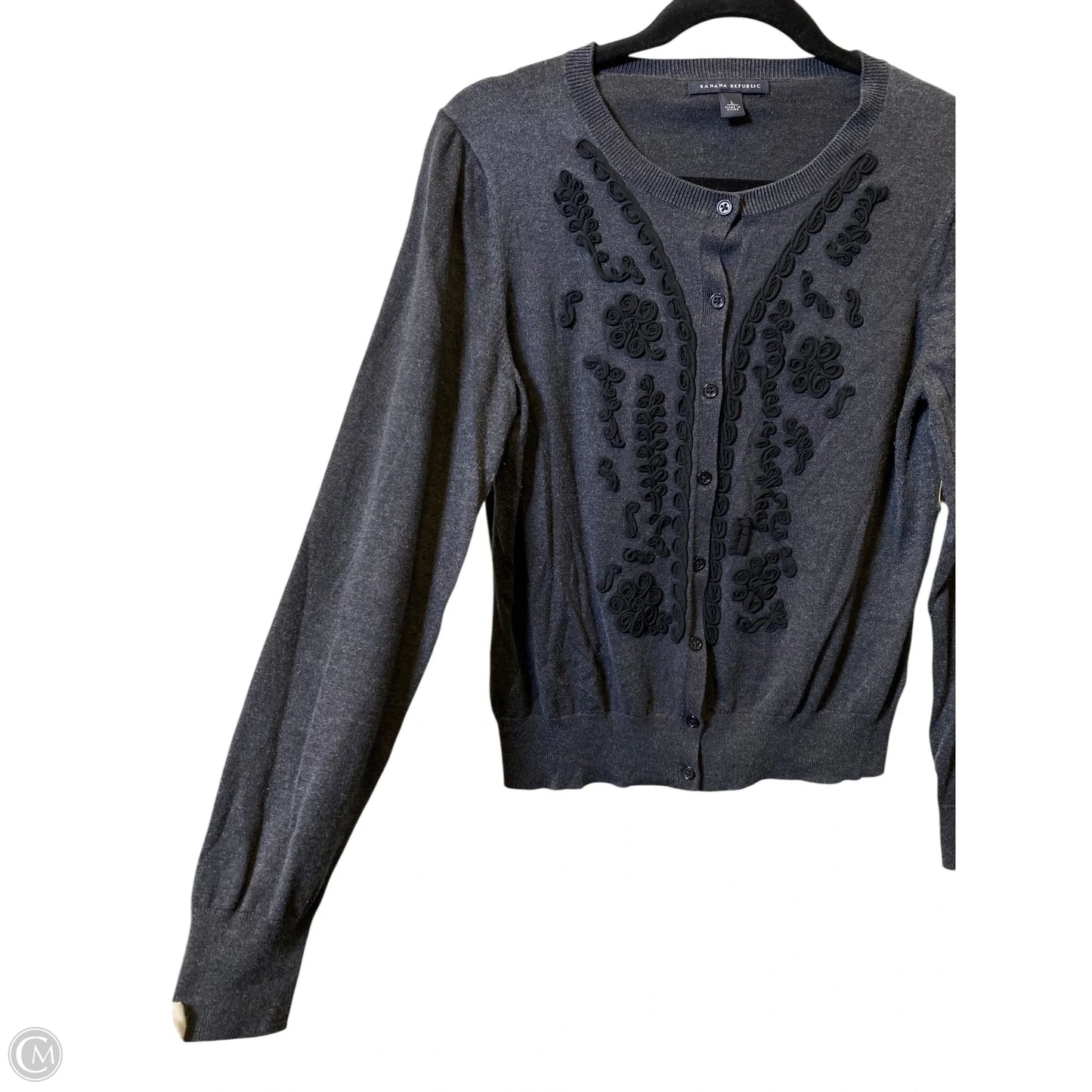 Cardigan By Banana Republic In Grey, Size: L