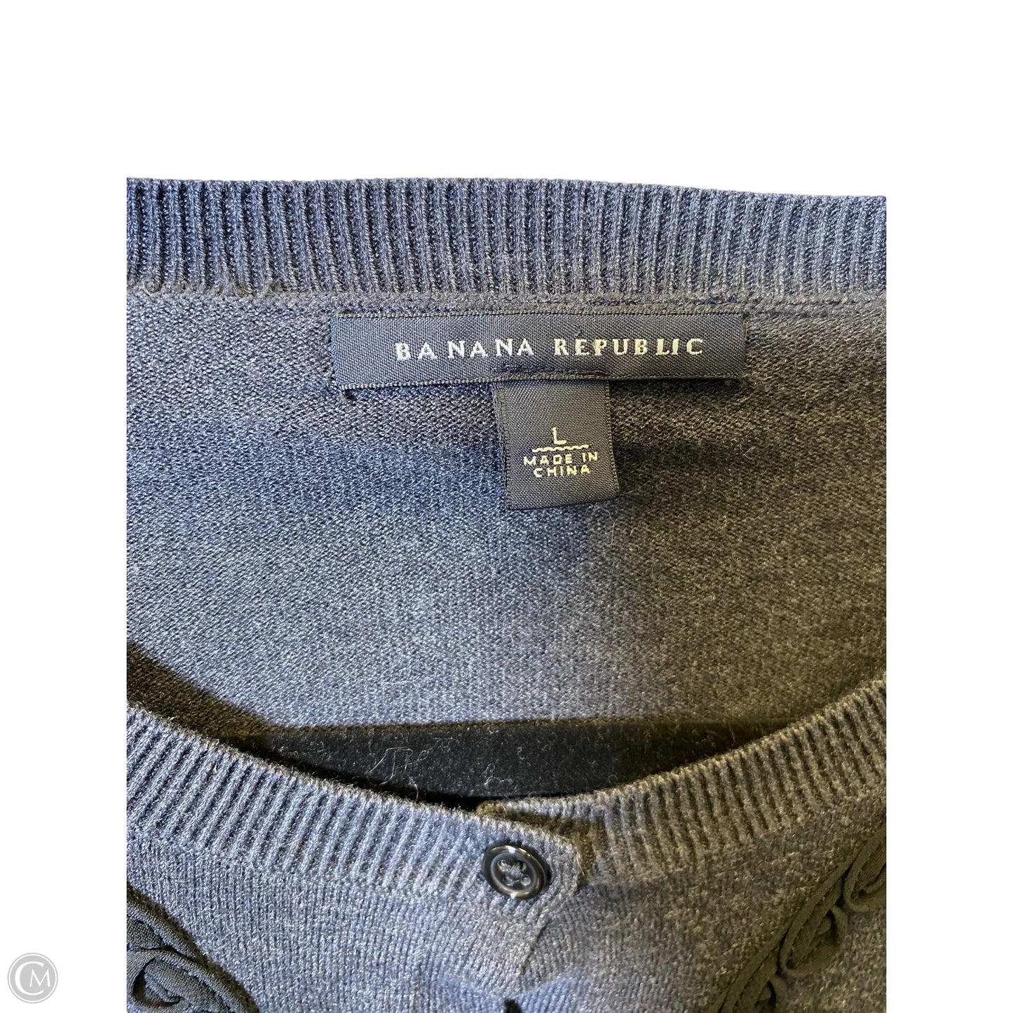 Cardigan By Banana Republic In Grey, Size: L