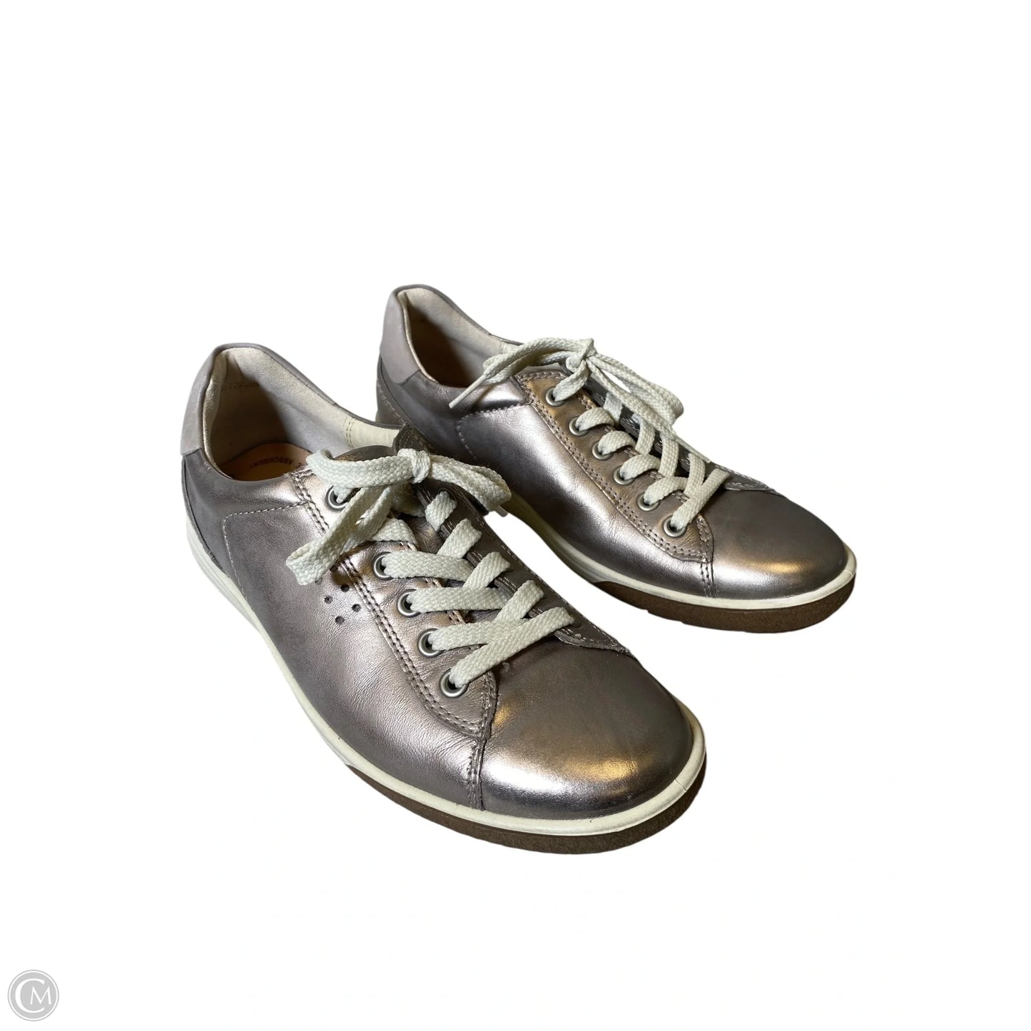 Shoes Sneakers By Ecco In Bronze, Size: 7.5