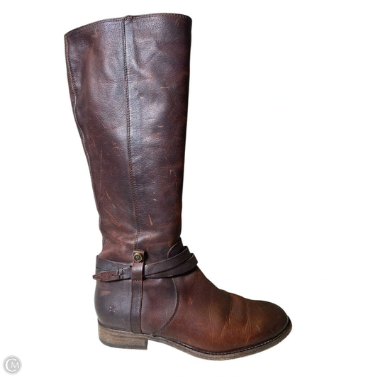 Boots Designer By Frye In Brown, Size: 7