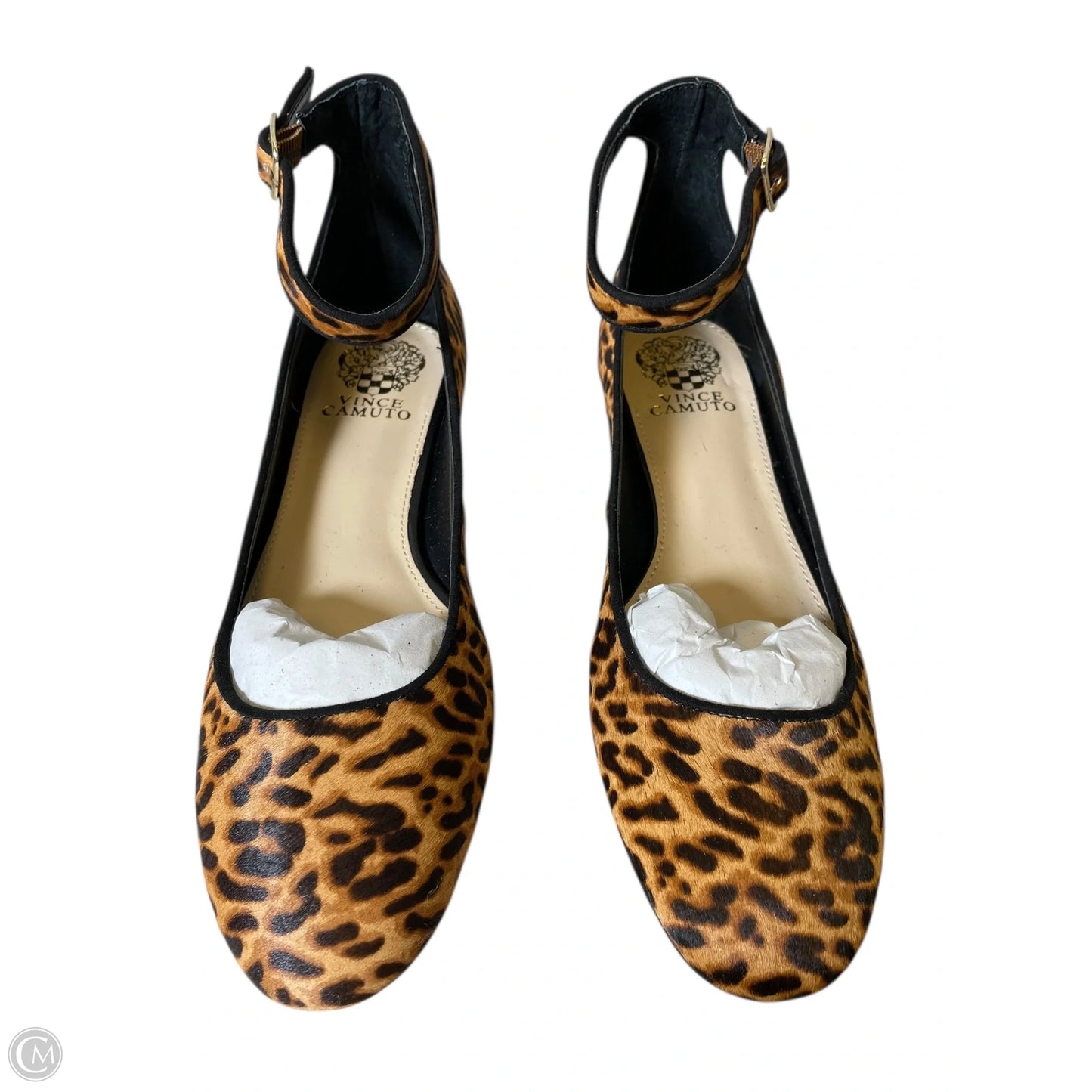 Sandals Flats By Vince Camuto In Animal Print, Size: 8.5