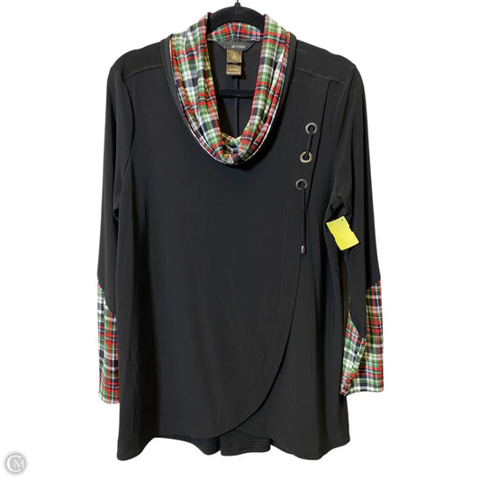 Top Long Sleeve By Ali Miles In Black, Size: M