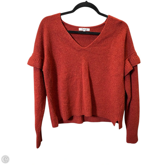 Sweater By Madewell In Red, Size: L