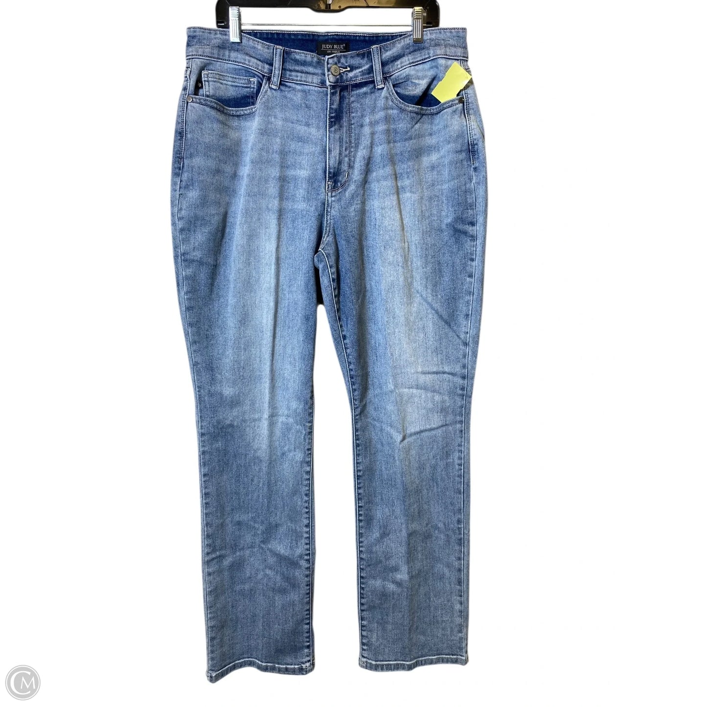 Jeans Straight By Judy Blue In Blue Denim, Size: 16