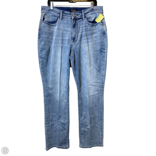Jeans Straight By Judy Blue In Blue Denim, Size: 16