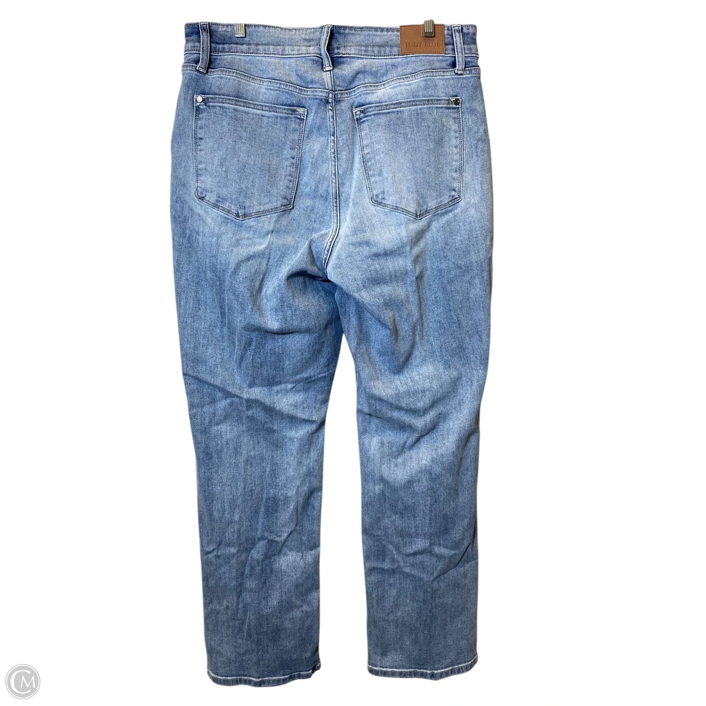 Jeans Straight By Judy Blue In Blue Denim, Size: 16