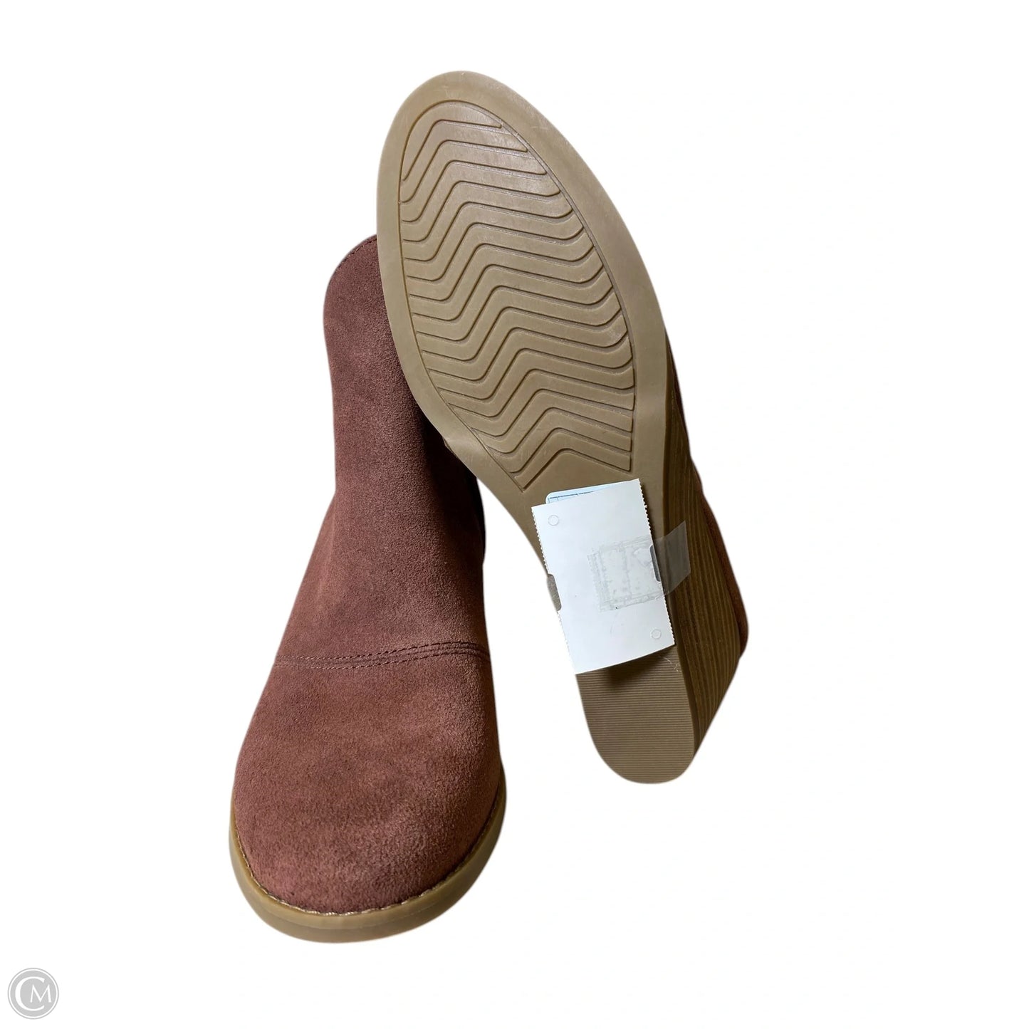 Shoes Heels Wedge By Toms In Brown, Size: 7.5