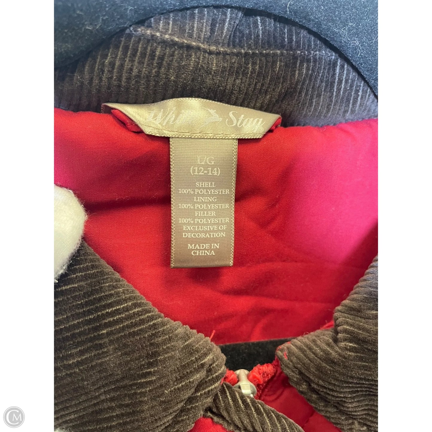 Jacket Puffer & Quilted By White Stag In Red, Size: L