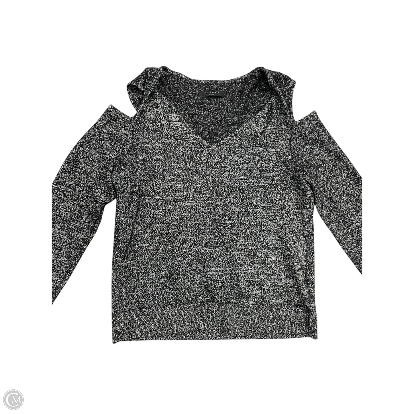 Sweater Designer By All Saints In Grey, Size: L