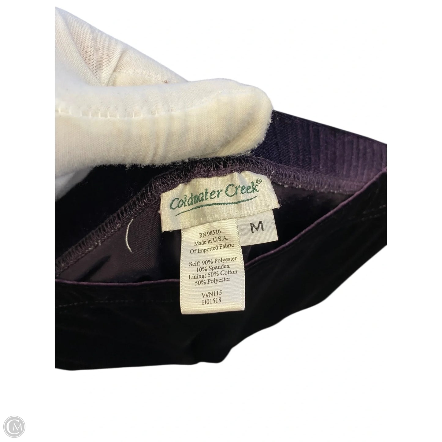 Top 2pc Long Sleeve By Coldwater Creek In Purple, Size: M