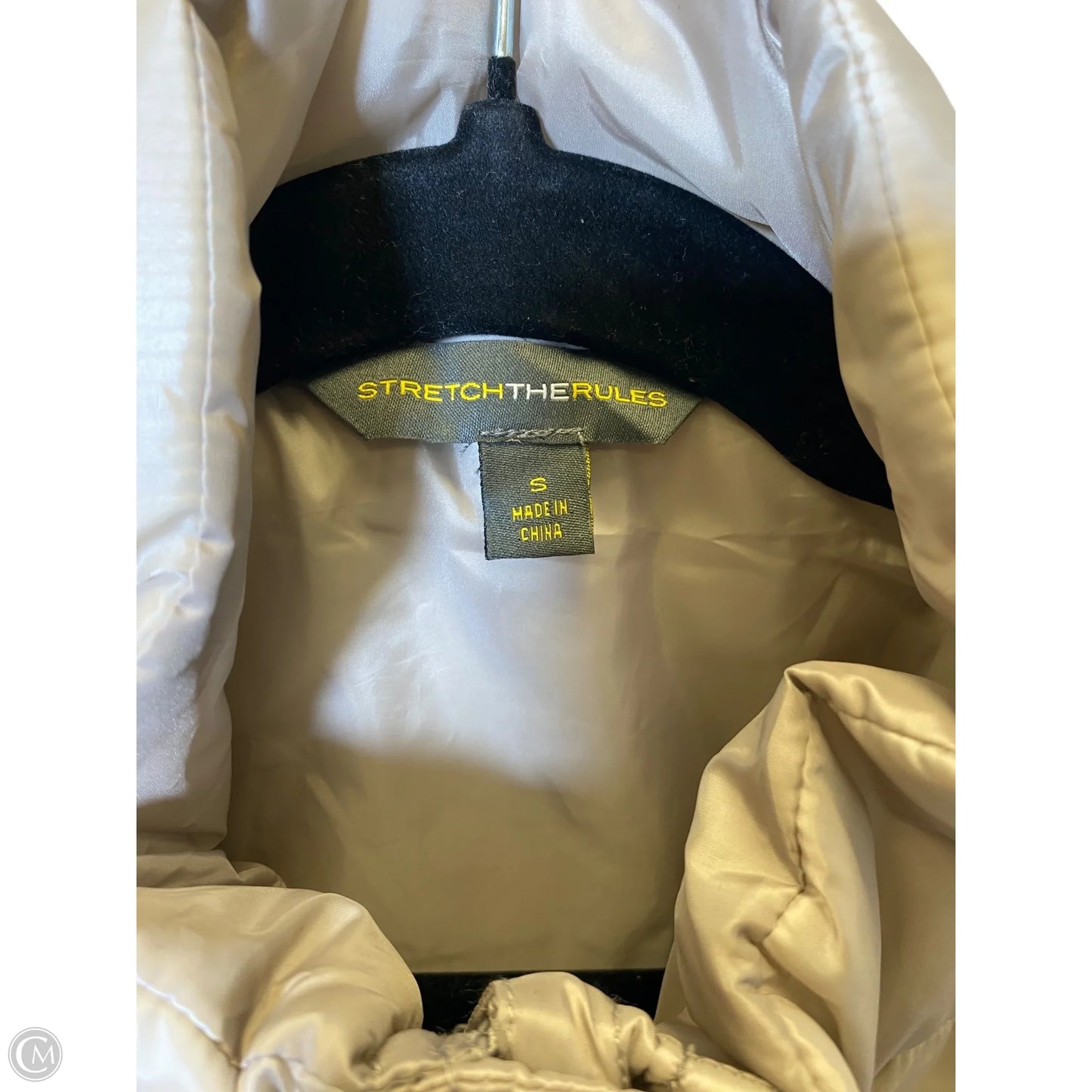 Vest Puffer & Quilted By Clothes Mentor In Beige, Size: S