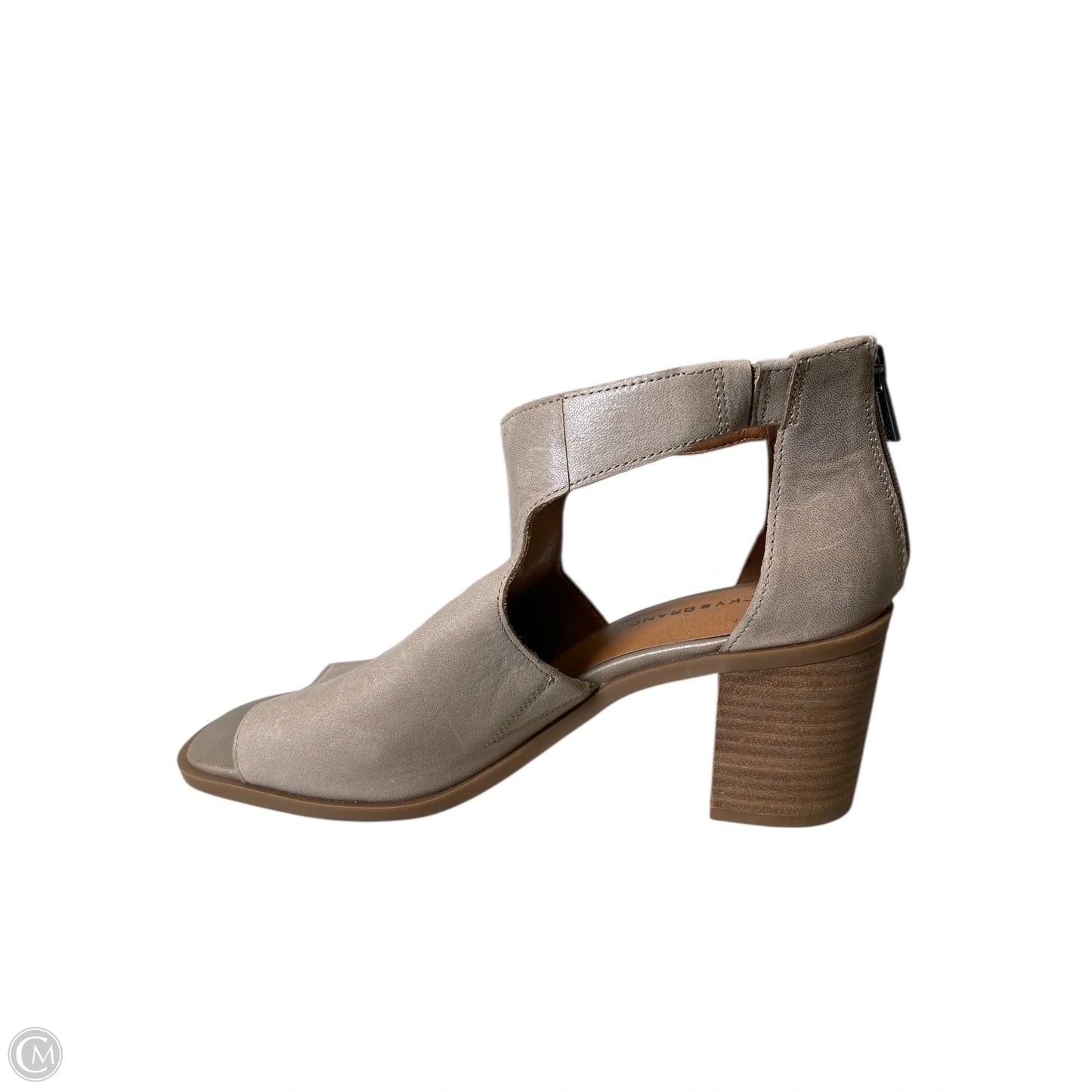 Shoes Heels Block By Lucky Brand In Beige, Size: 9.5