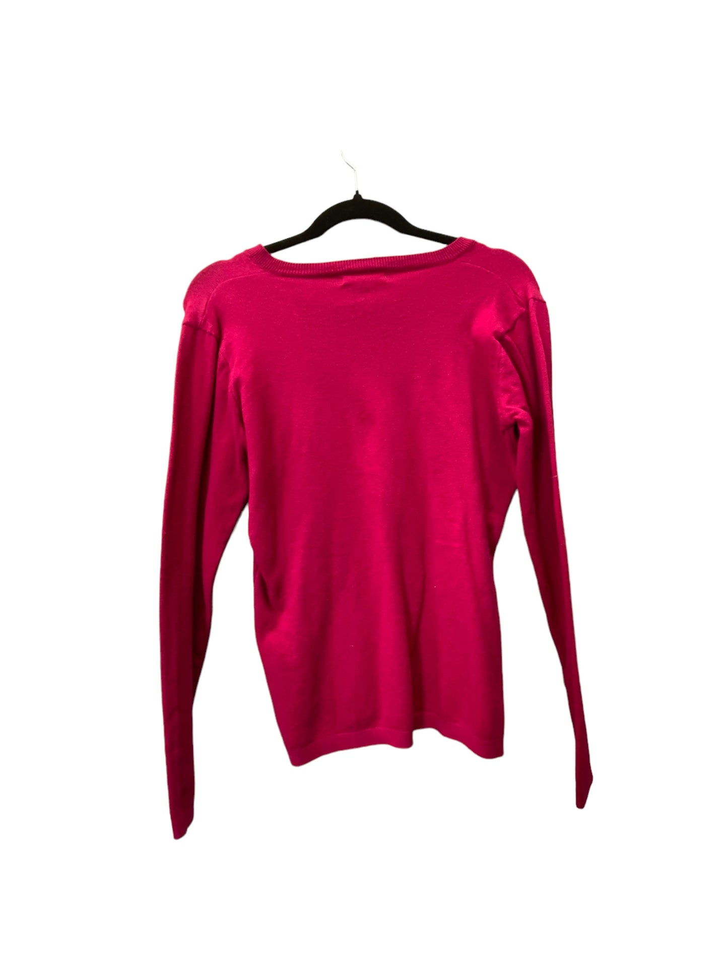 Top Long Sleeve By Us Polo Assoc In Pink, Size: M