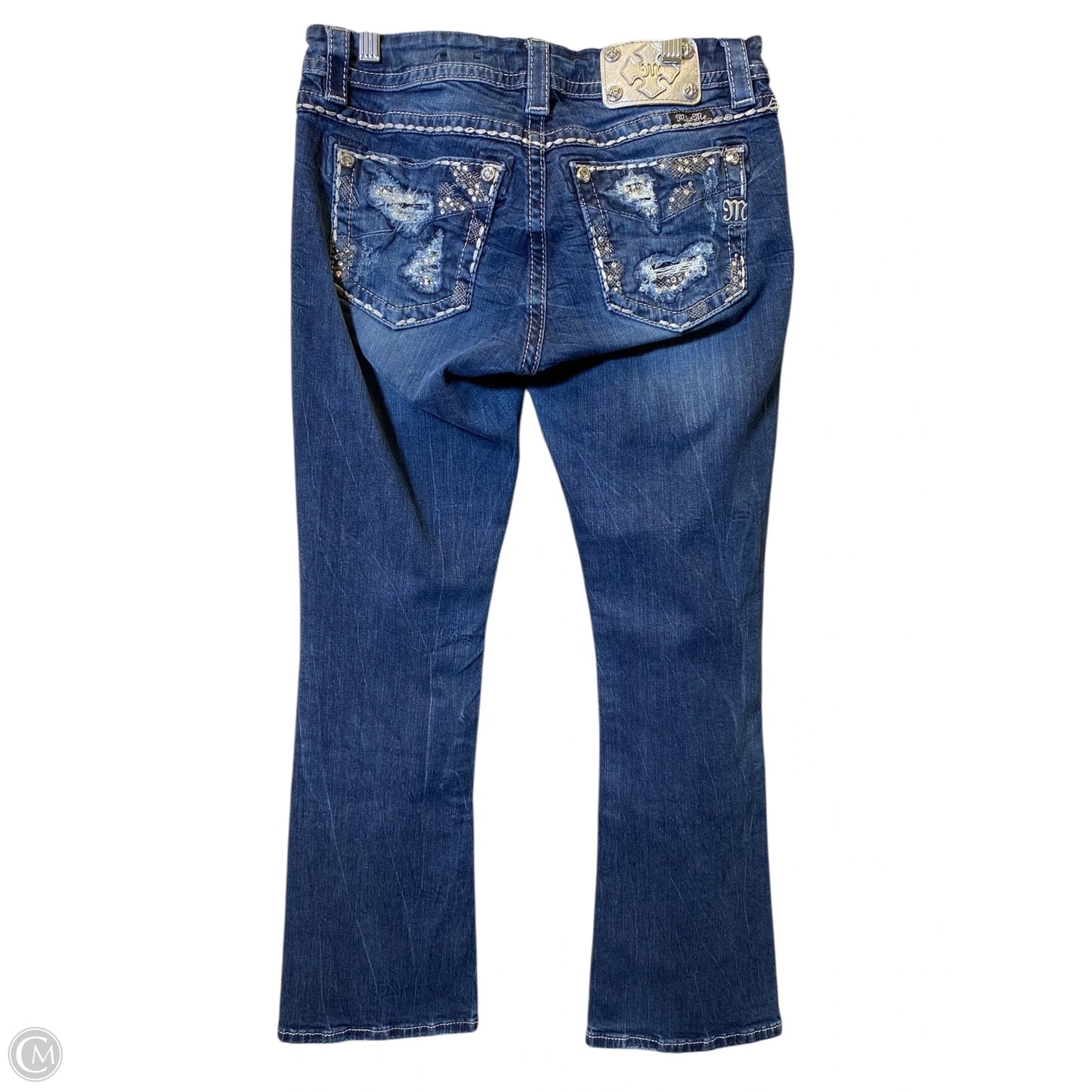 Jeans Boot Cut By Miss Me In Blue Denim, Size: 28