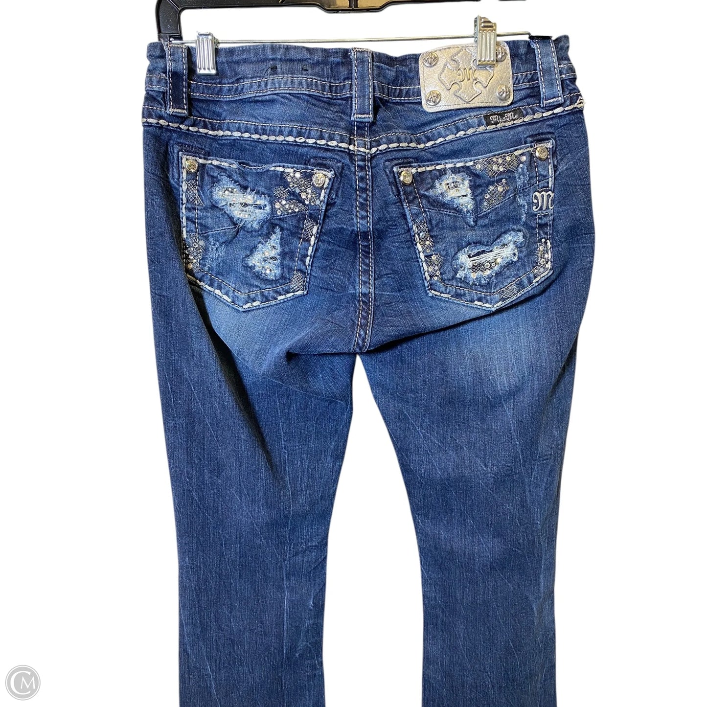 Jeans Boot Cut By Miss Me In Blue Denim, Size: 28