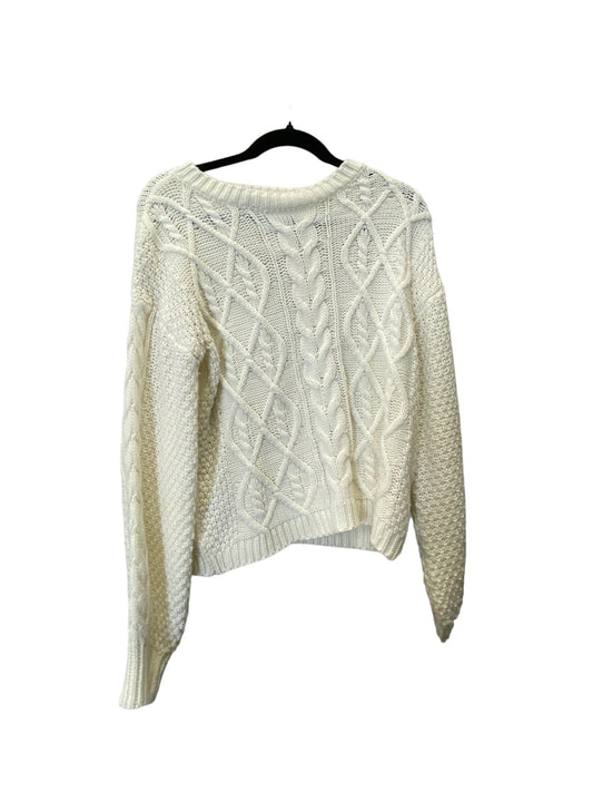 Sweater By Shein In White, Size: M