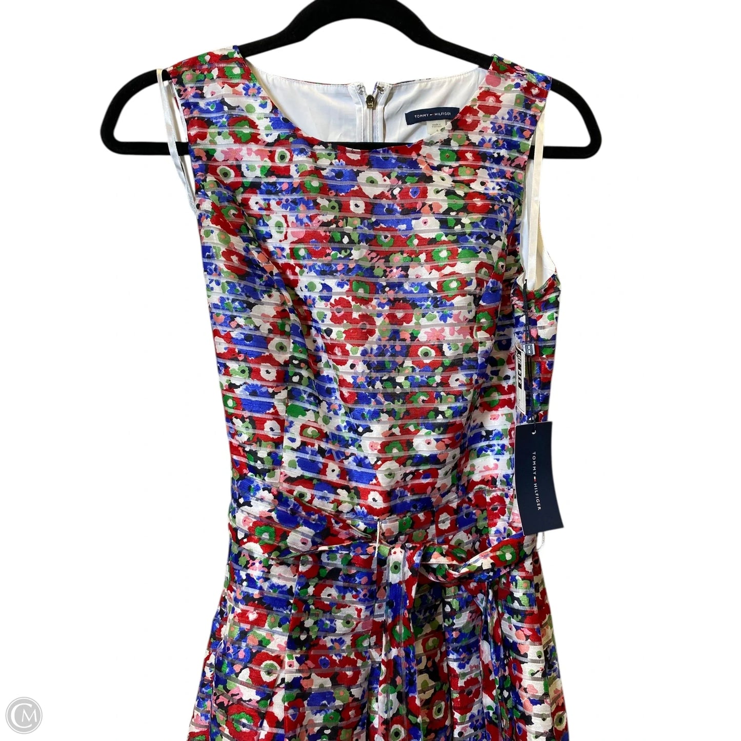 Dress Casual Midi By Tommy Hilfiger In Multi-colored, Size: 6