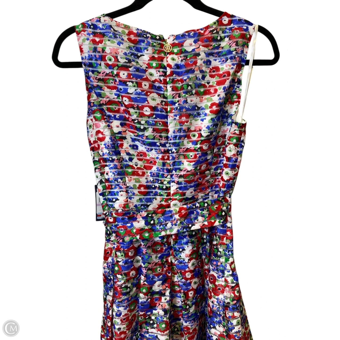 Dress Casual Midi By Tommy Hilfiger In Multi-colored, Size: 6