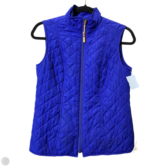 Vest Puffer & Quilted By Charter Club In Blue, Size: S