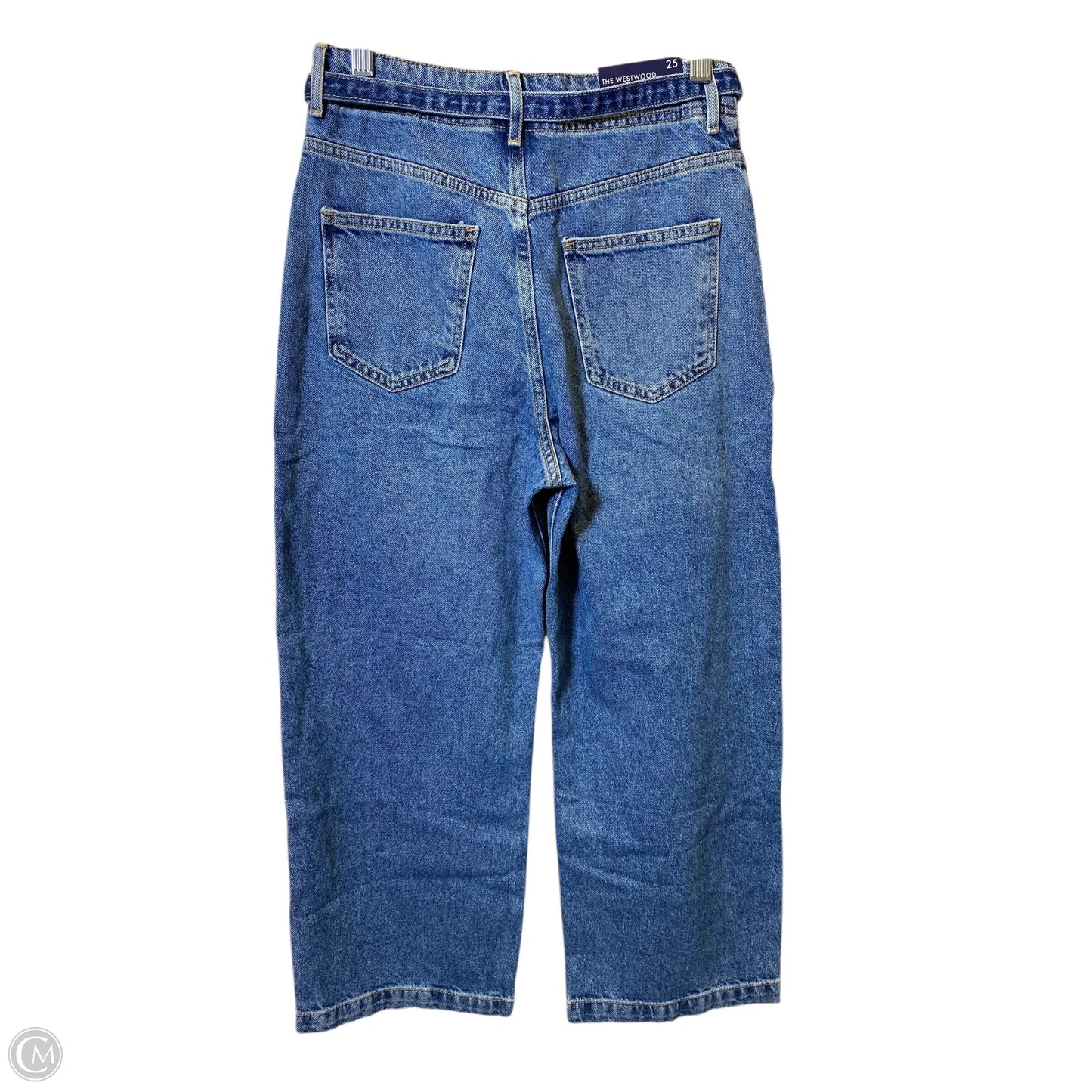 Jeans Straight By Forever 21 In Blue Denim, Size: 2