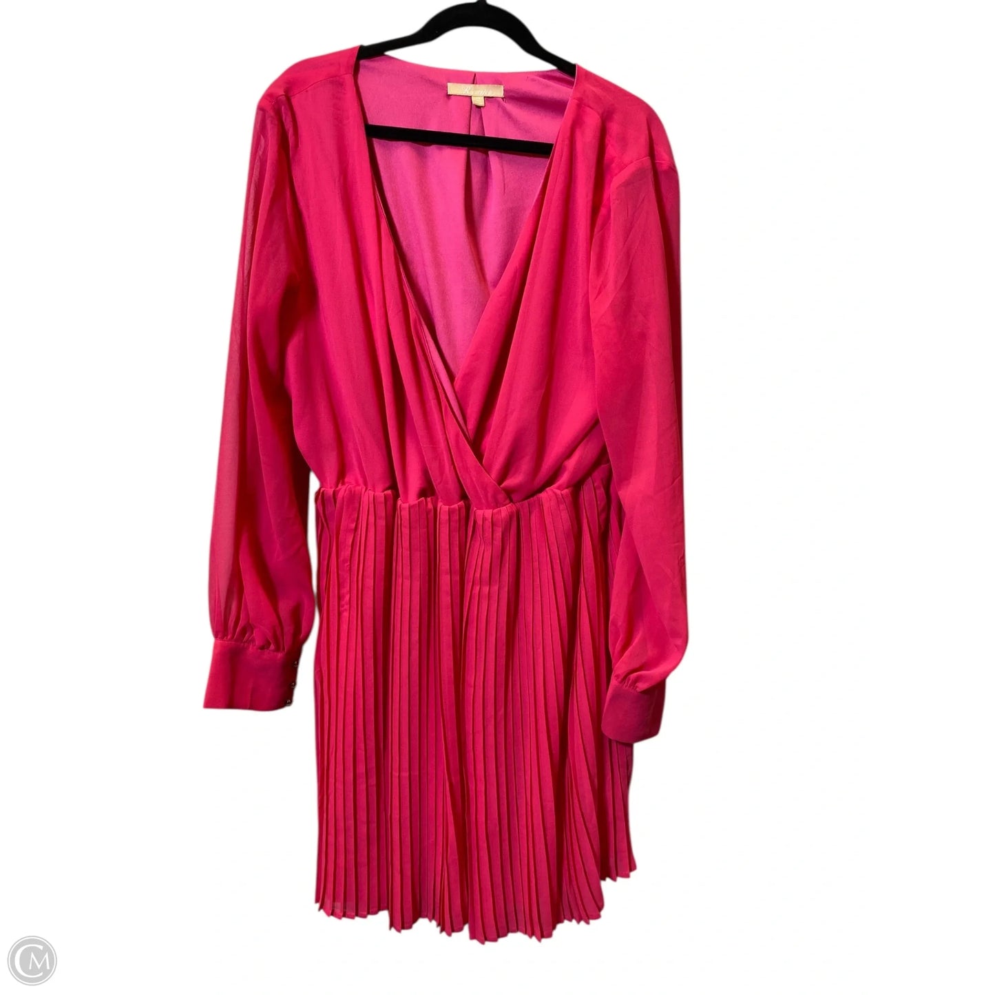 Dress Casual Midi By Clothes Mentor In Pink, Size: 2x