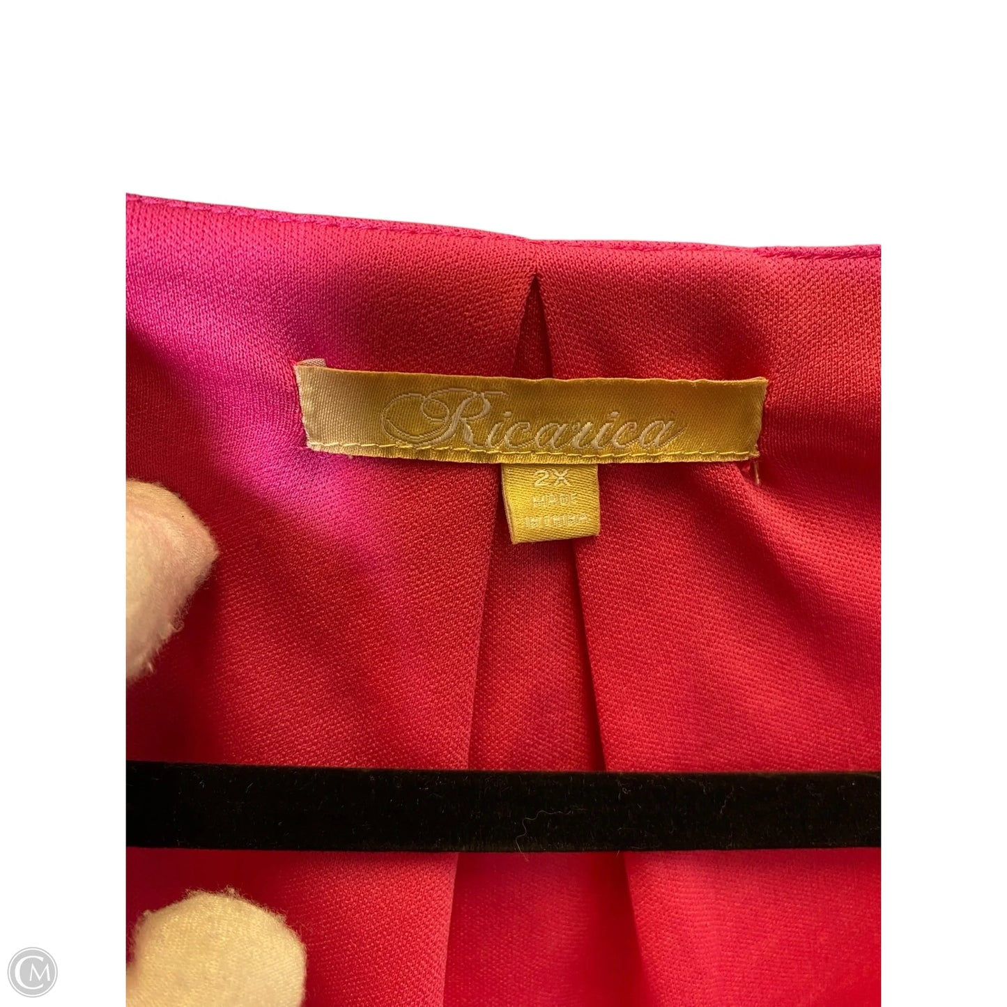 Dress Casual Midi By Clothes Mentor In Pink, Size: 2x