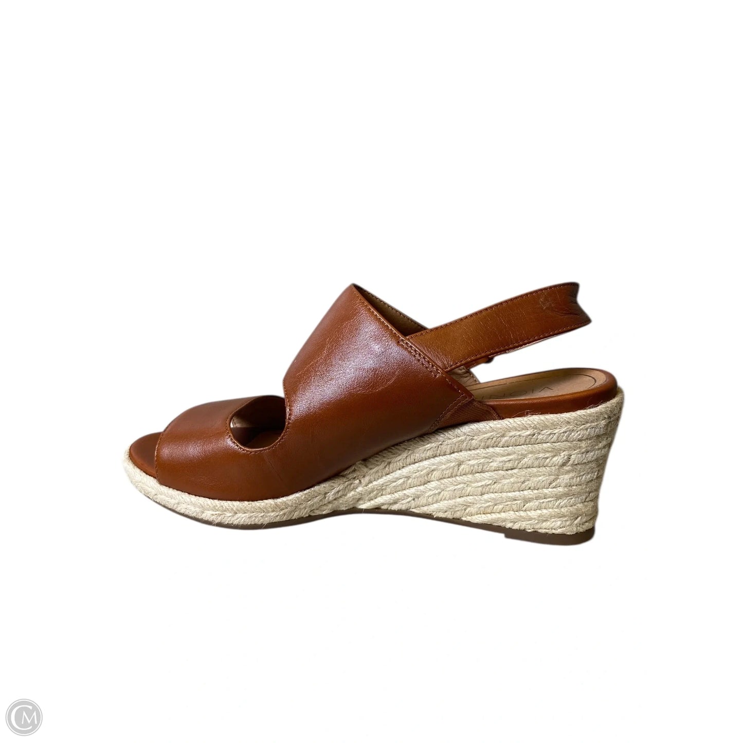 Sandals Heels Wedge By Vionic In Tan, Size: 10