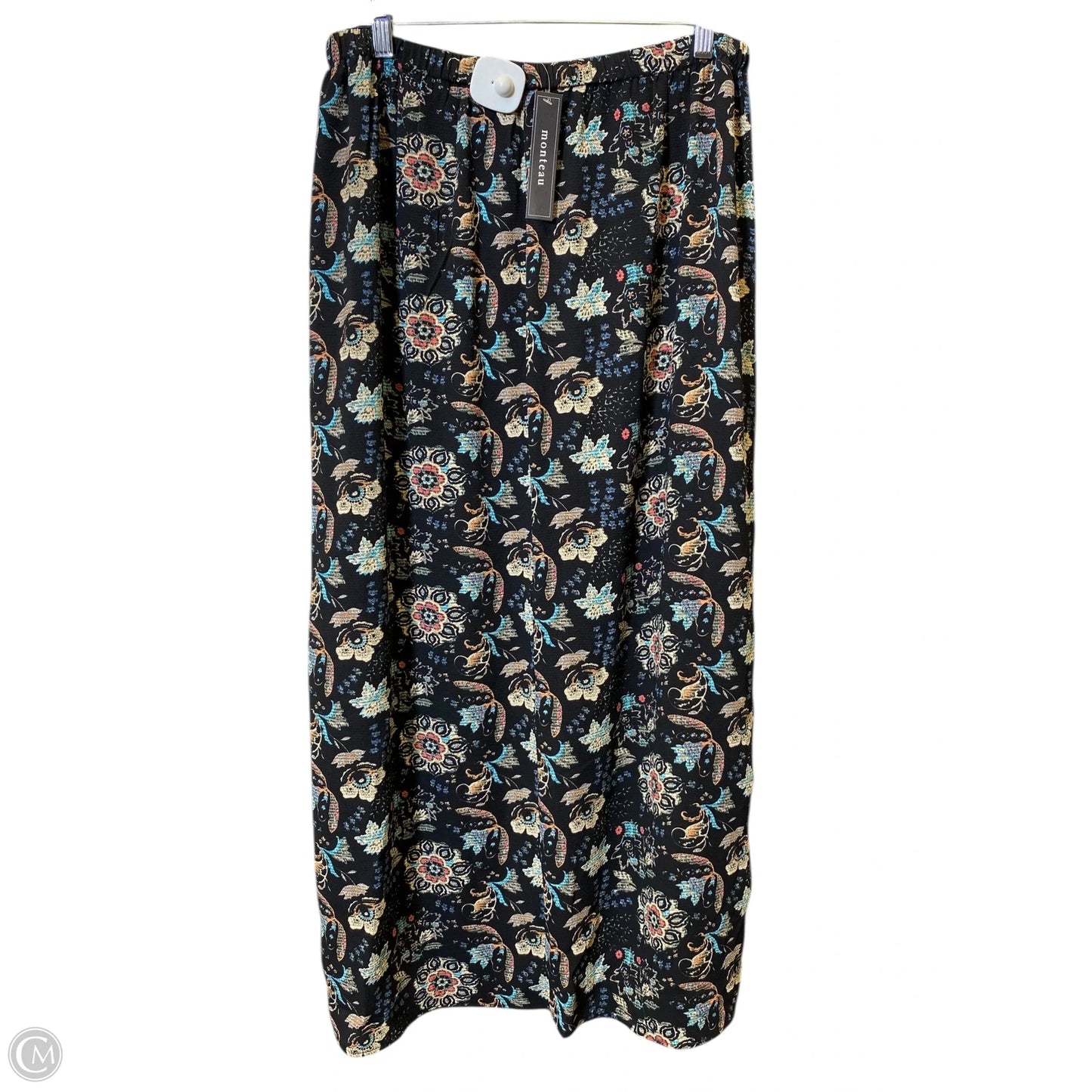 Skirt Maxi By Monteau In Multi-colored, Size: Xl