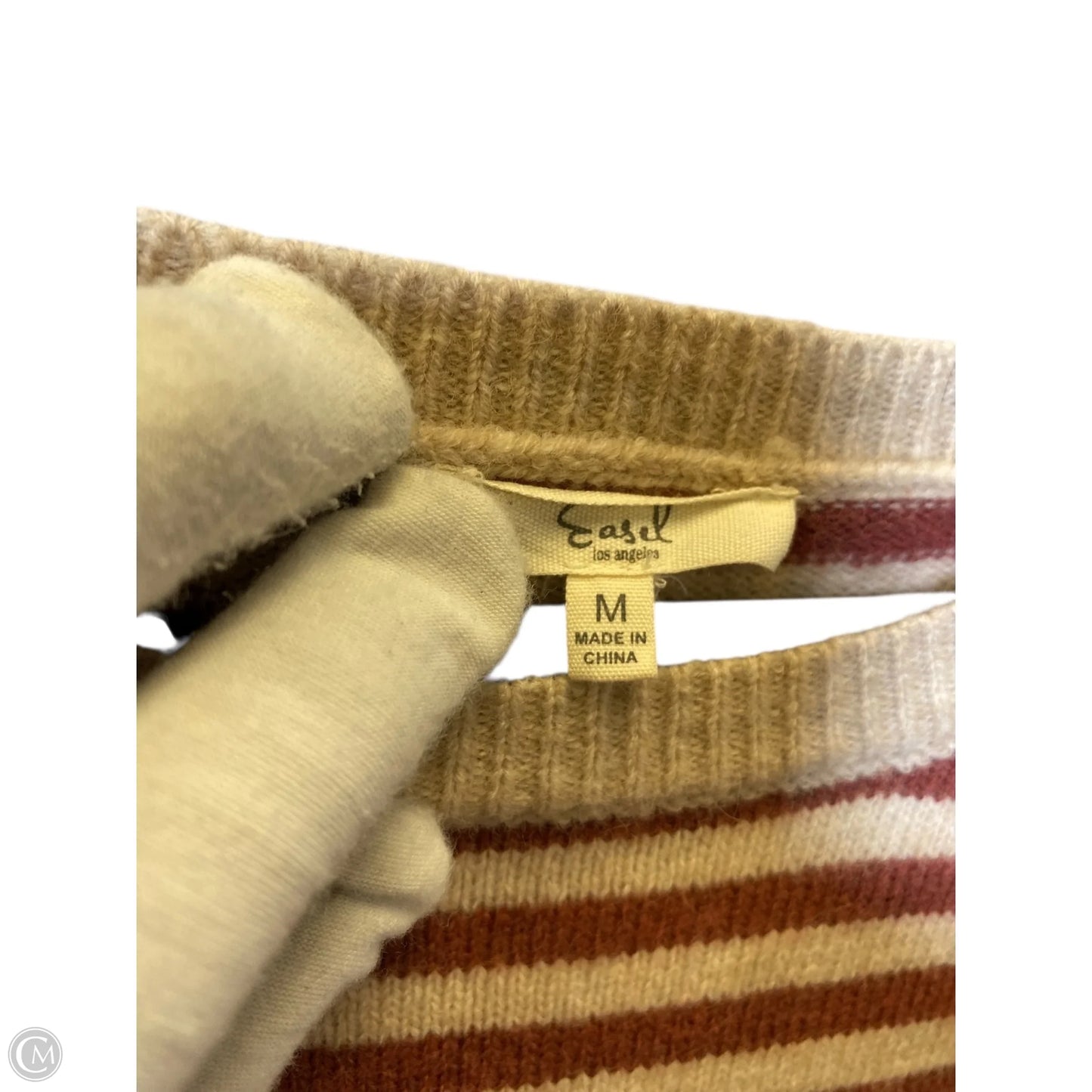 Sweater By Easel In Pink, Size: M