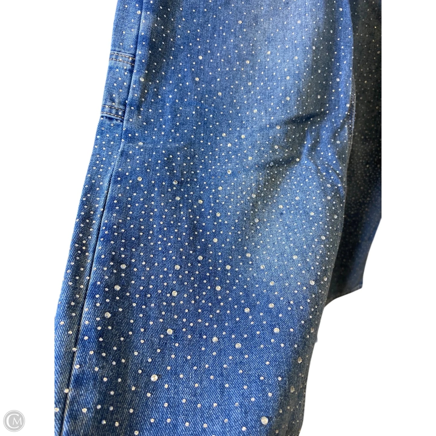 Jeans Wide Leg By Clothes Mentor In Blue Denim, Size: 8