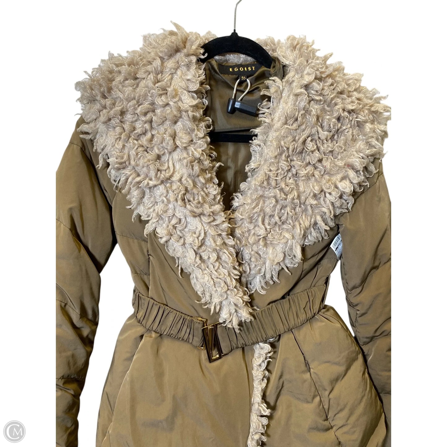 Jacket Puffer & Quilted By Clothes Mentor In Beige, Size: S