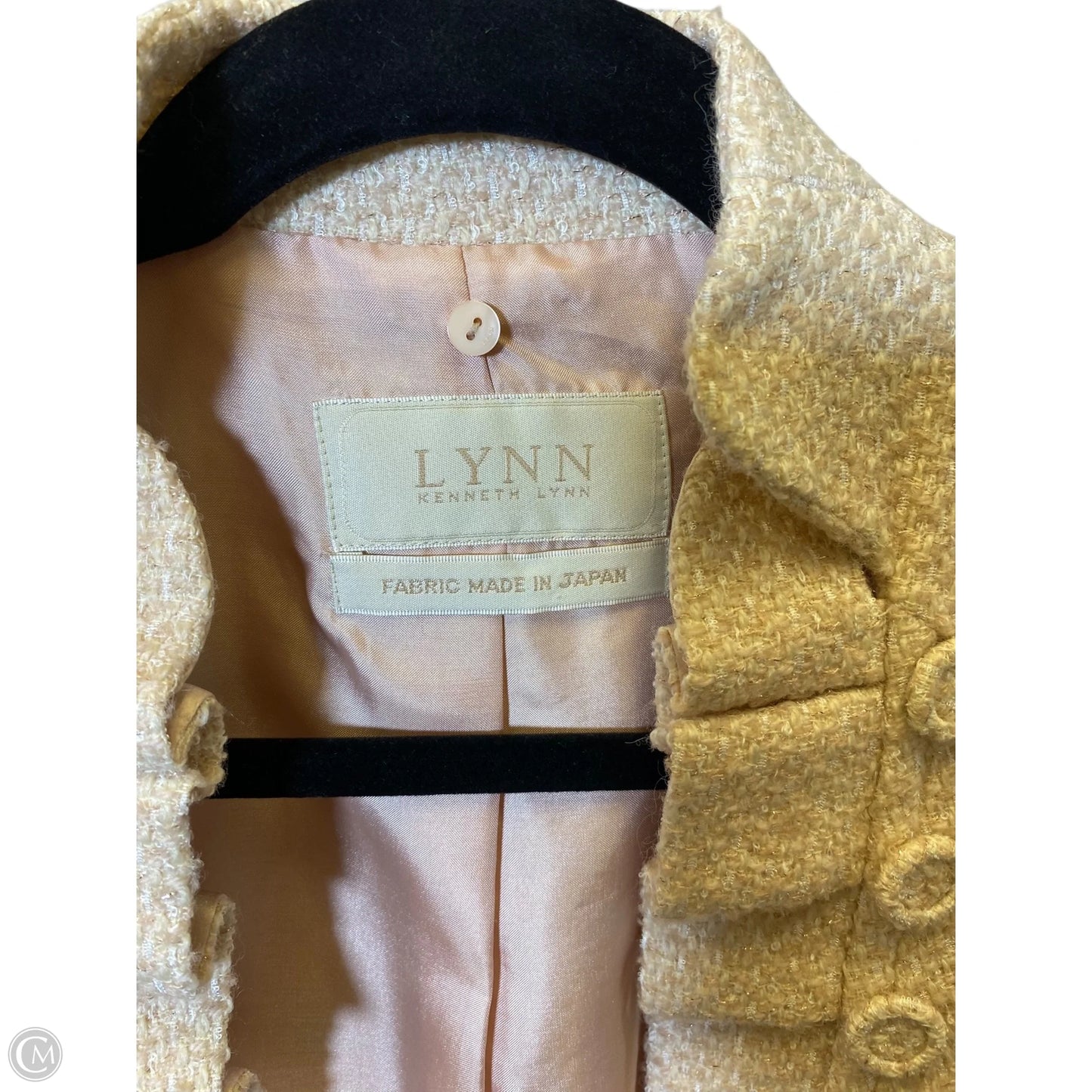 Blazer By Clothes Mentor In Beige, Size: S