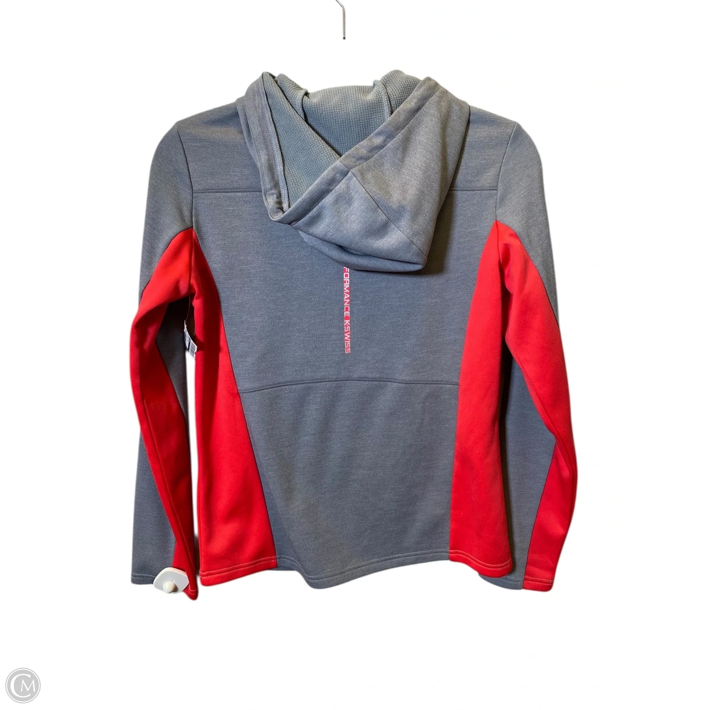 Jacket Other By K Swiss In Grey & Red, Size: S