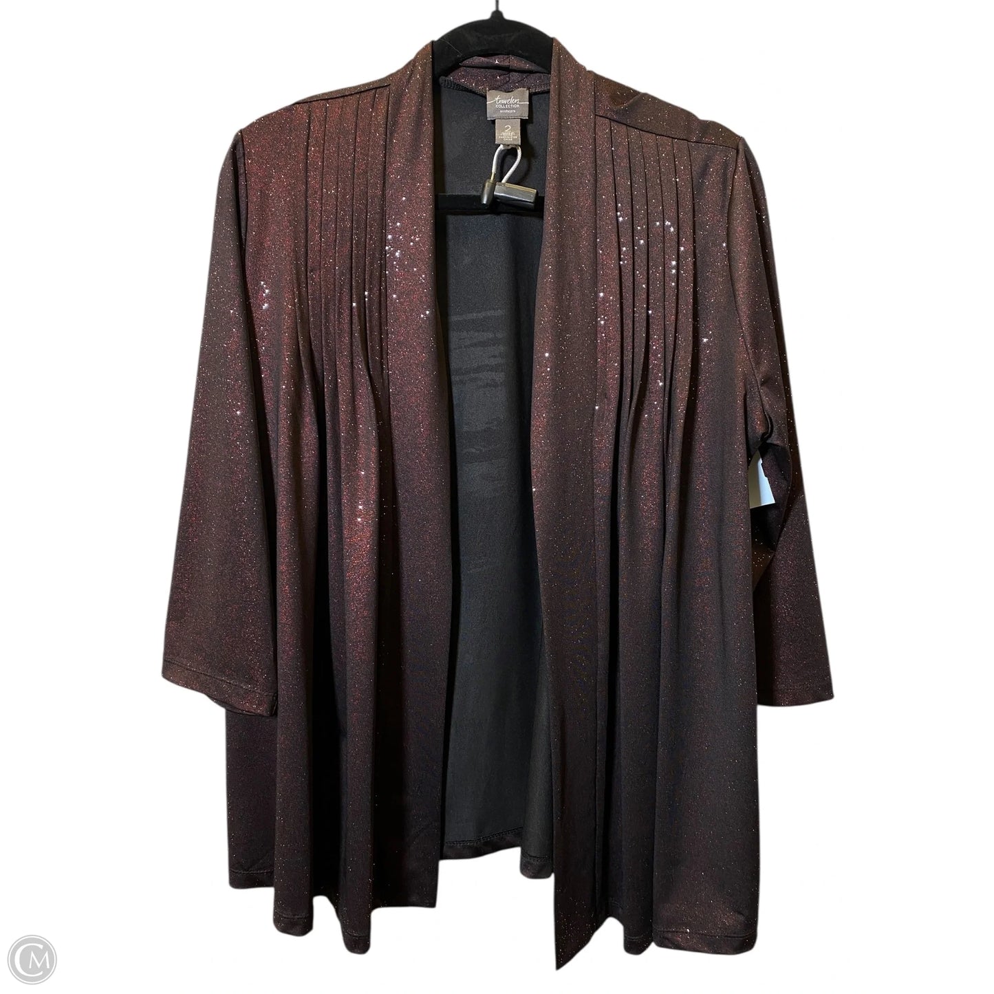Cardigan By Chicos In Maroon, Size: L