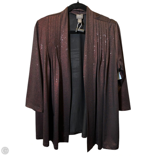 Cardigan By Chicos In Maroon, Size: L