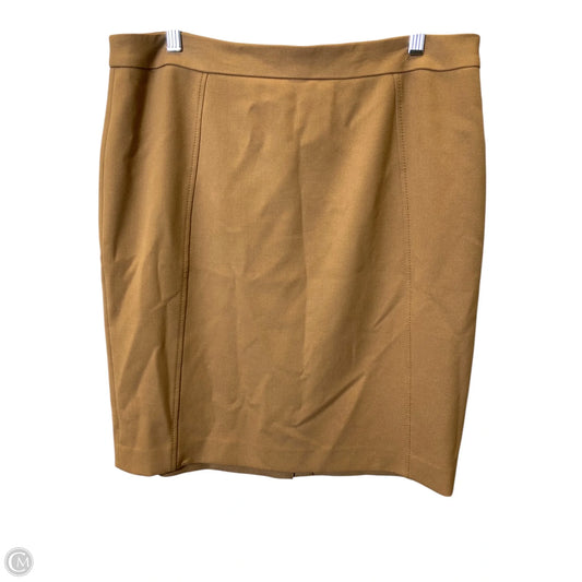 Skirt Midi By Halogen In Beige, Size: 14