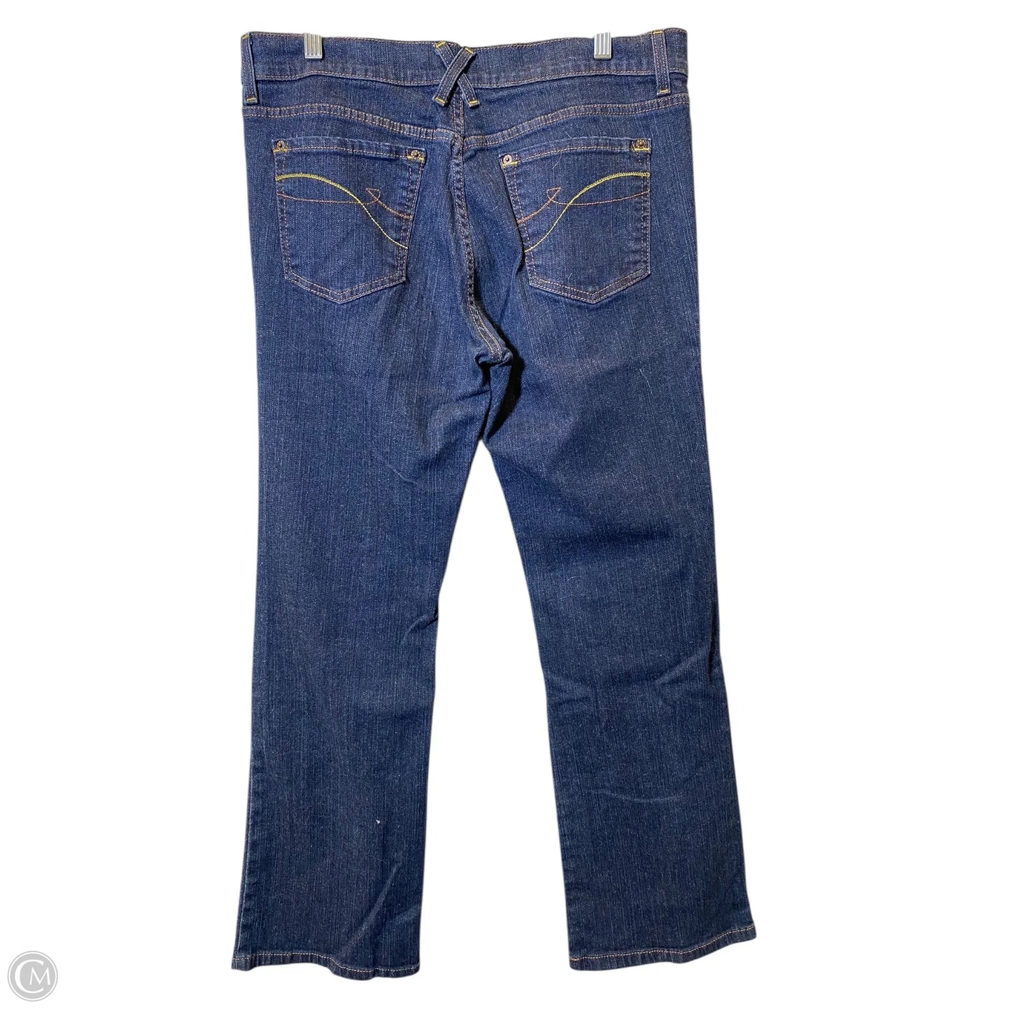 Jeans Straight By Dkny In Blue Denim, Size: 14