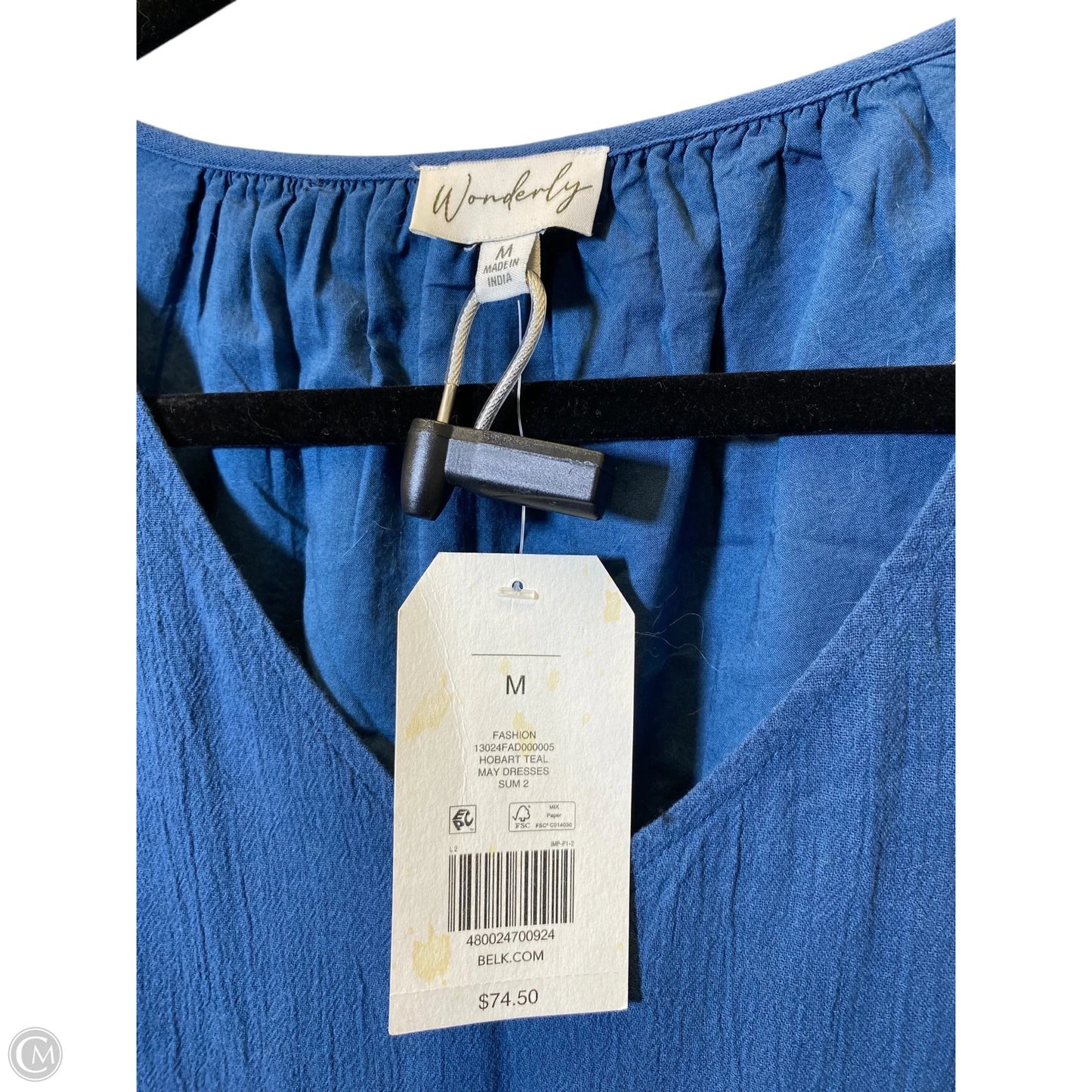 Dress Casual Maxi By Wonderly In Teal, Size: M