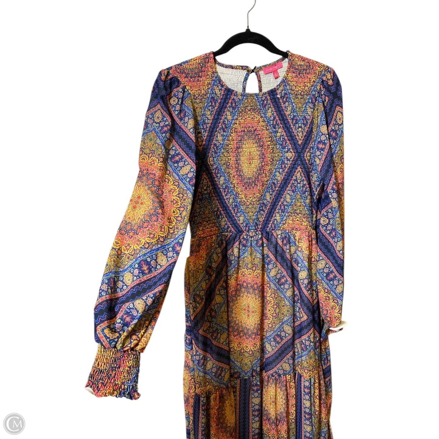 Dress Casual Maxi By Flying Tomato In Multi-colored, Size: L
