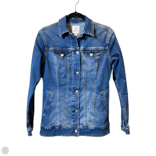 Jacket Denim By Lularoe In Blue Denim, Size: Xs