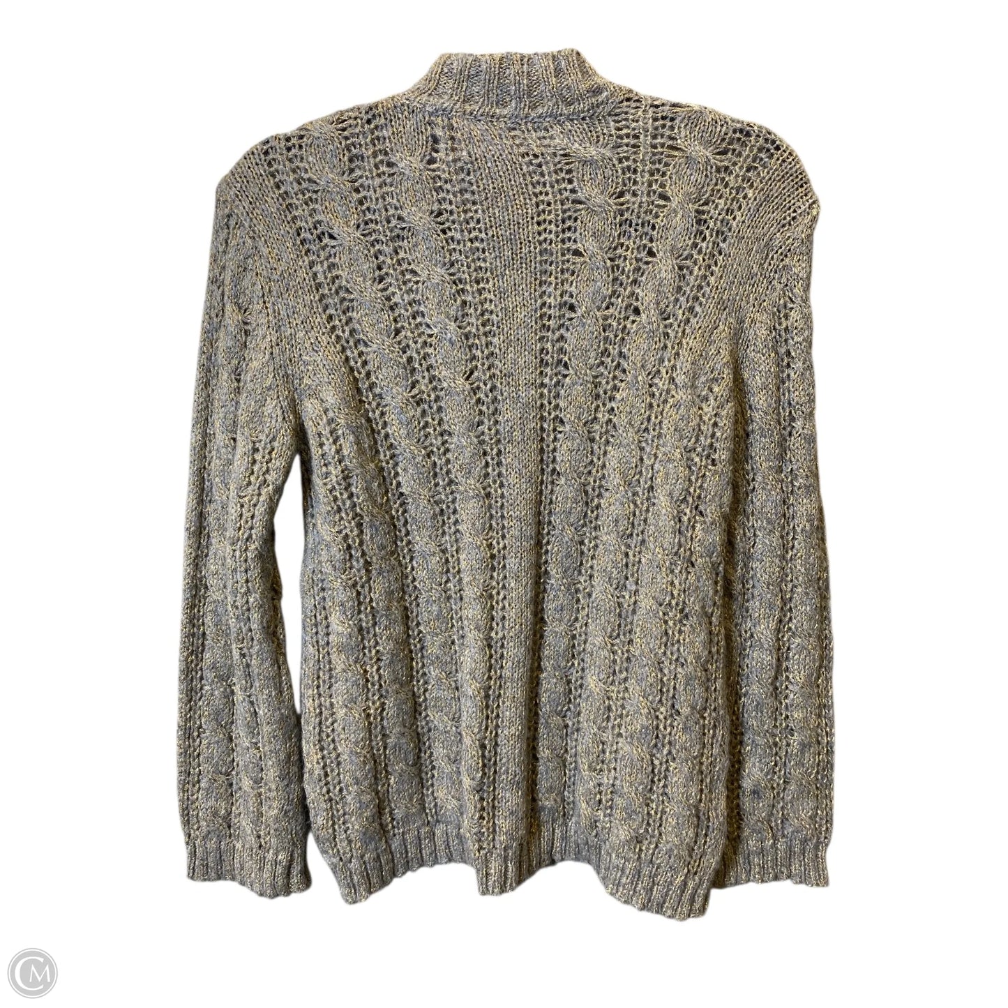 Sweater By Chelsea And Violet In Gold & Grey, Size: M