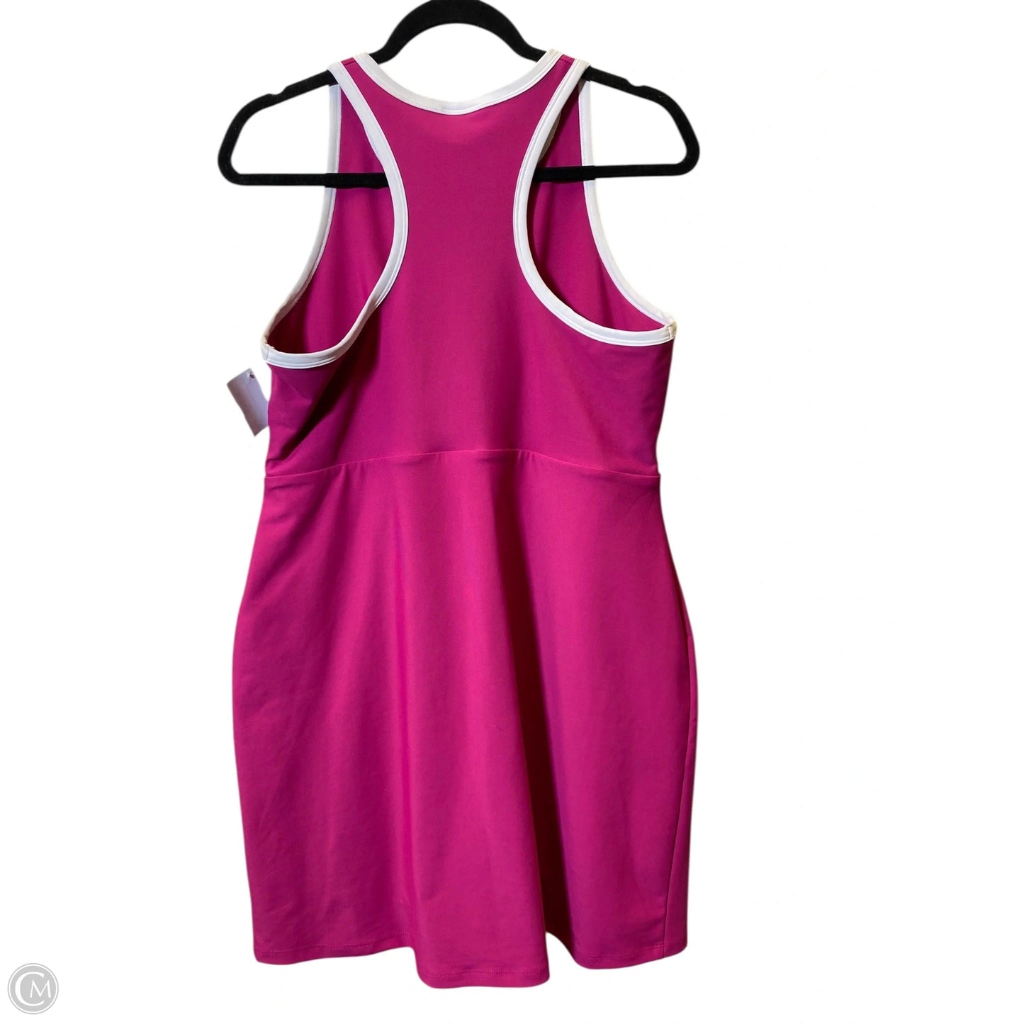 Athletic Dress By Sage In Pink & White, Size: Xl