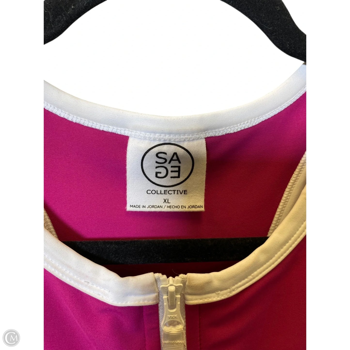 Athletic Dress By Sage In Pink & White, Size: Xl