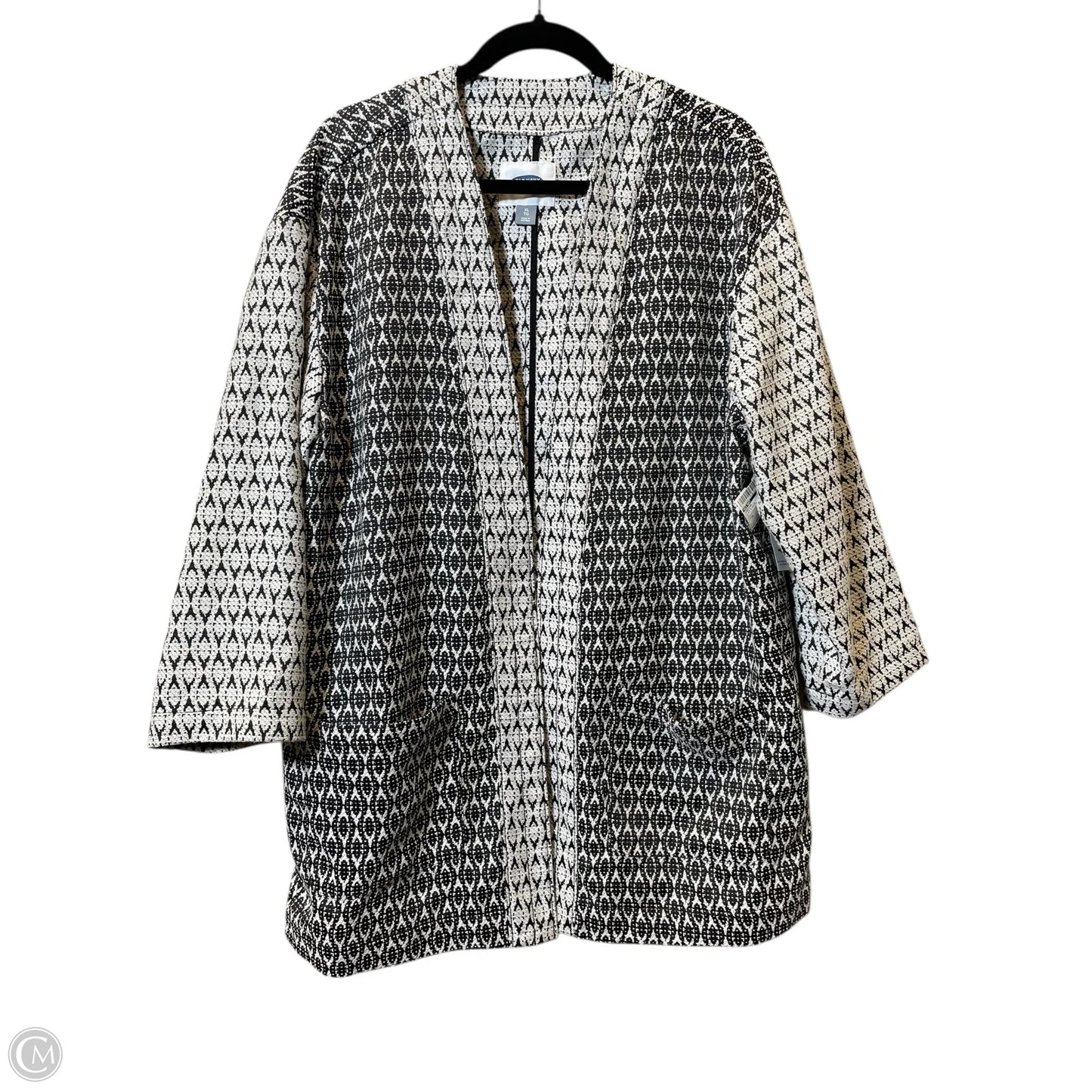 Cardigan By Old Navy In Black & White, Size: Xl