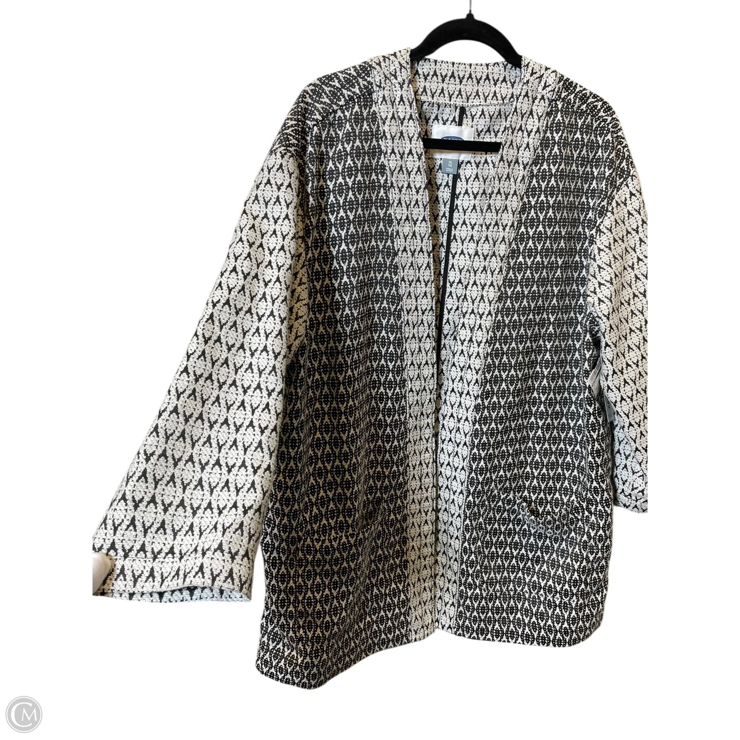 Cardigan By Old Navy In Black & White, Size: Xl